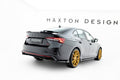 Maxton Design Heck Ansatz Flaps Diffusor V.6 passend für Skoda Octavia RS Liftback / Combi Mk4 / Mk4 Facelift schwarz Hochglanz