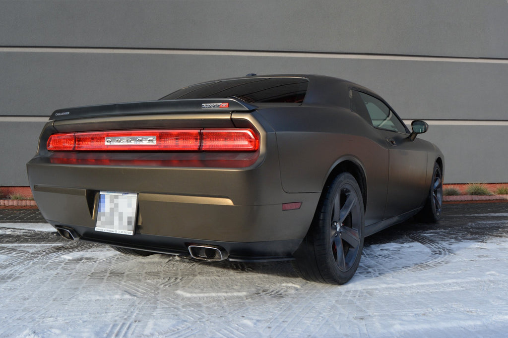 Maxton Design Heckansatz DODGE CHALLENGER MK3. PHASE-I SRT8 COUPE schwarz Hochglanz für Dodge Challenger Mk3