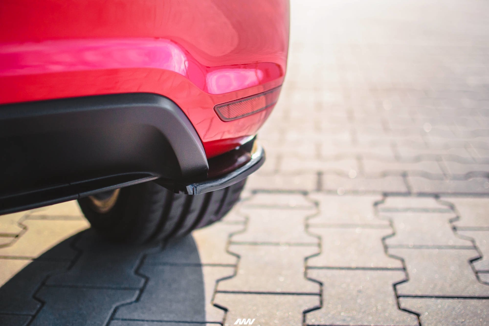 Maxton Design Heck Ansatz Flaps Diffusor passend für VW Polo GTI Mk5 schwarz Hochglanz