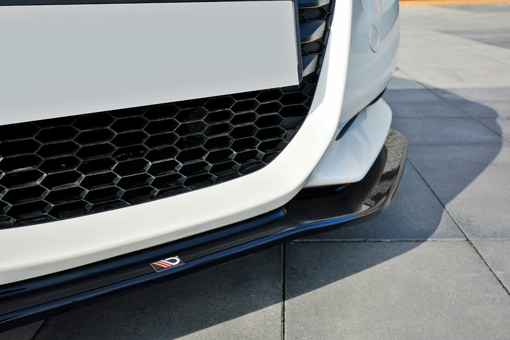Maxton Design Street+ Spoilerlippe Front Ansatz V.1 passend für HONDA CR-Z schwarz Hochglanz