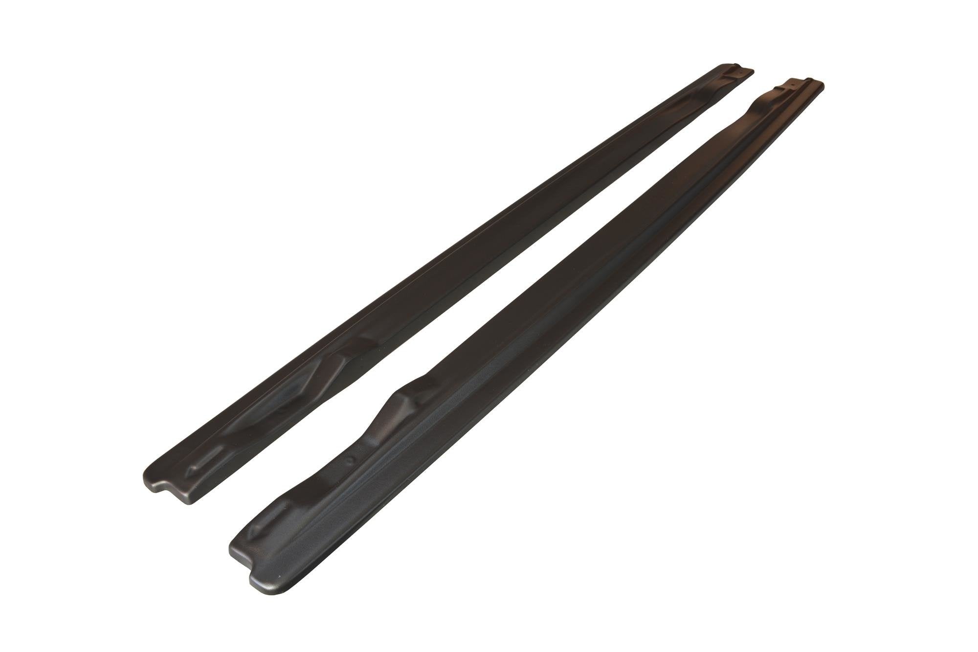 Maxton Design Seitenschweller Ansatz für AUDI A6 C6 S-LINE FL SEDAN schwarz Hochglanz