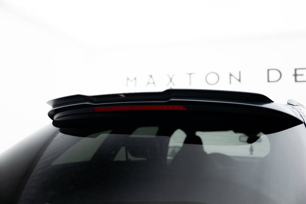Maxton Design Spoiler CAP passend für Audi A6 S-Line / S6 Avant C7 / C7 Facelift schwarz Hochglanz