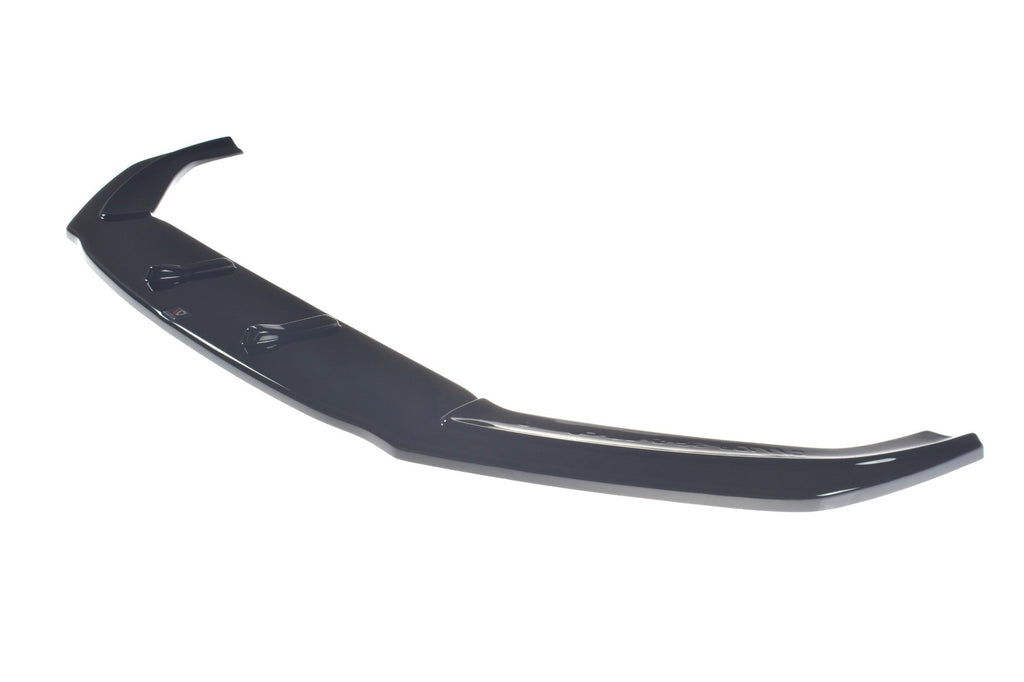 Maxton Design Street+ Spoilerlippe Front Ansatz V.1 passend für Audi TT RS 8S schwarz Hochglanz
