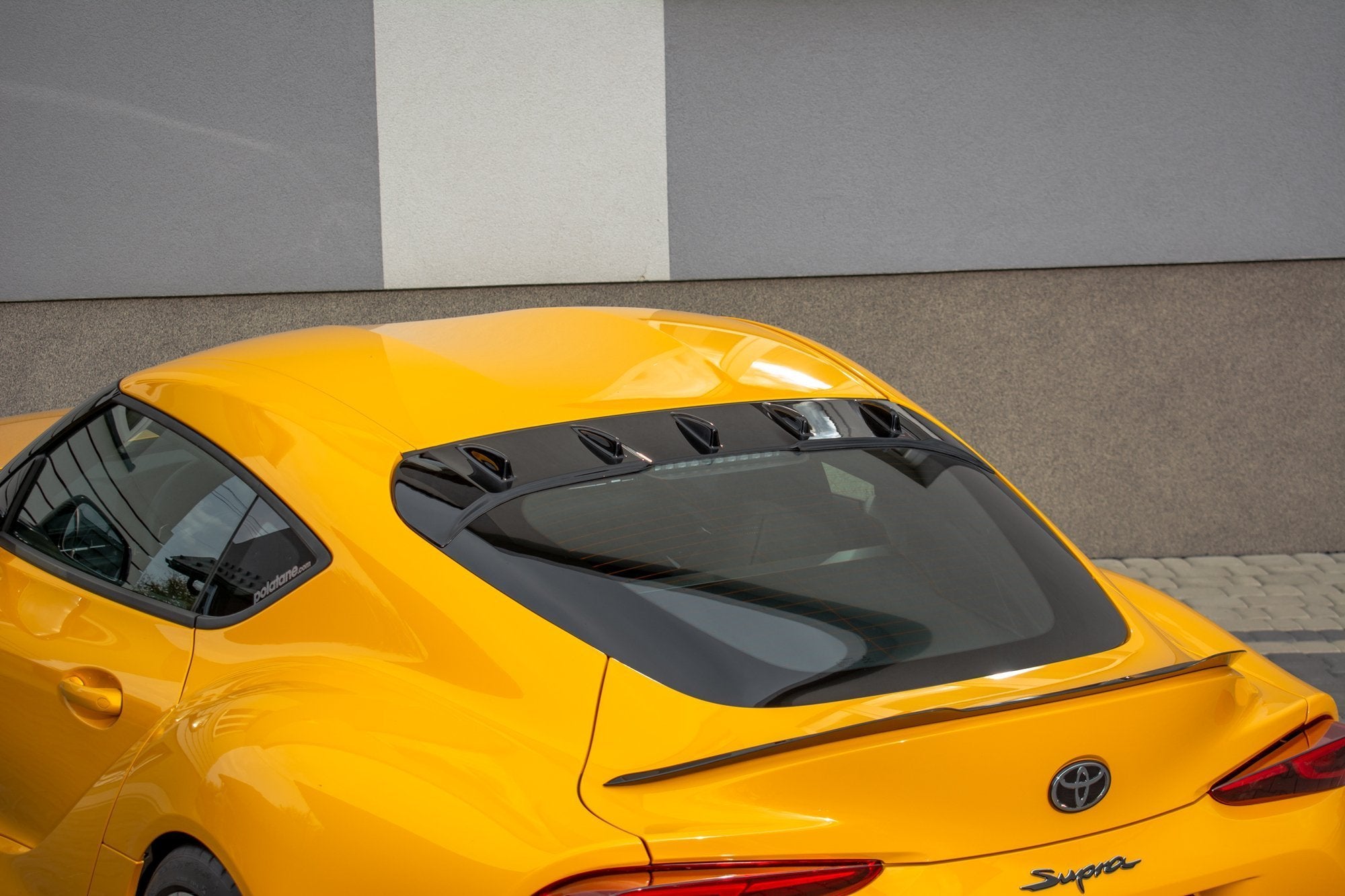 Maxton Design Heckscheiben Spoiler für Toyota Supra mk5 schwarz matt