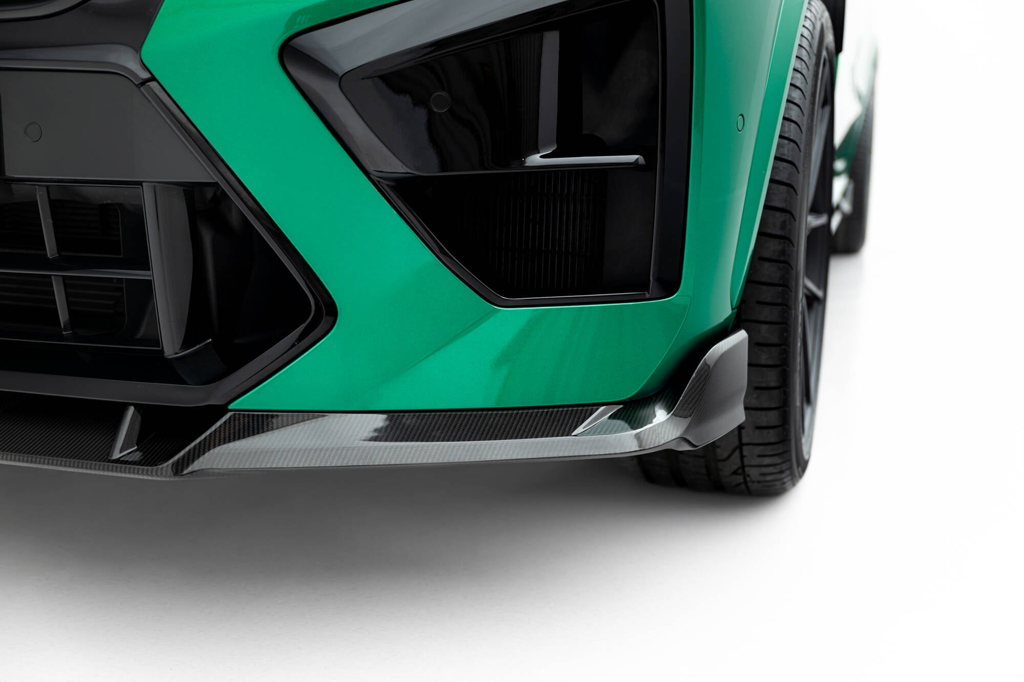 Maxton Design Prepreg Carbon Fiber Street+ Spoilerlippe Front Ansatz passend für BMW X5 M F95 Facelift