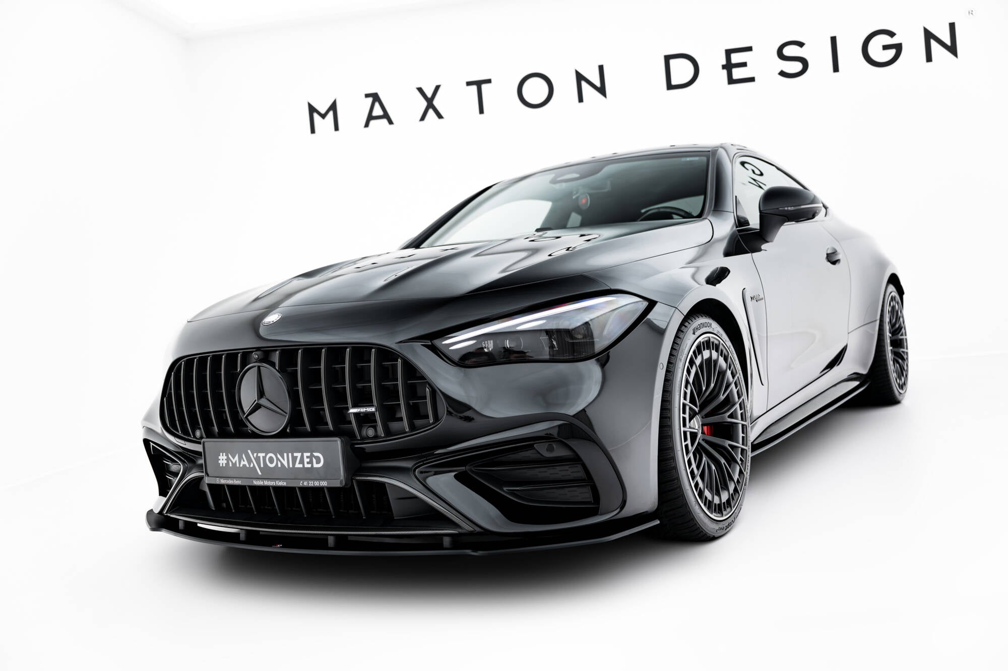 Maxton Design Street Pro Street+ Spoilerlippe Front Ansatz passend für Mercedes-AMG CLE 53 C236