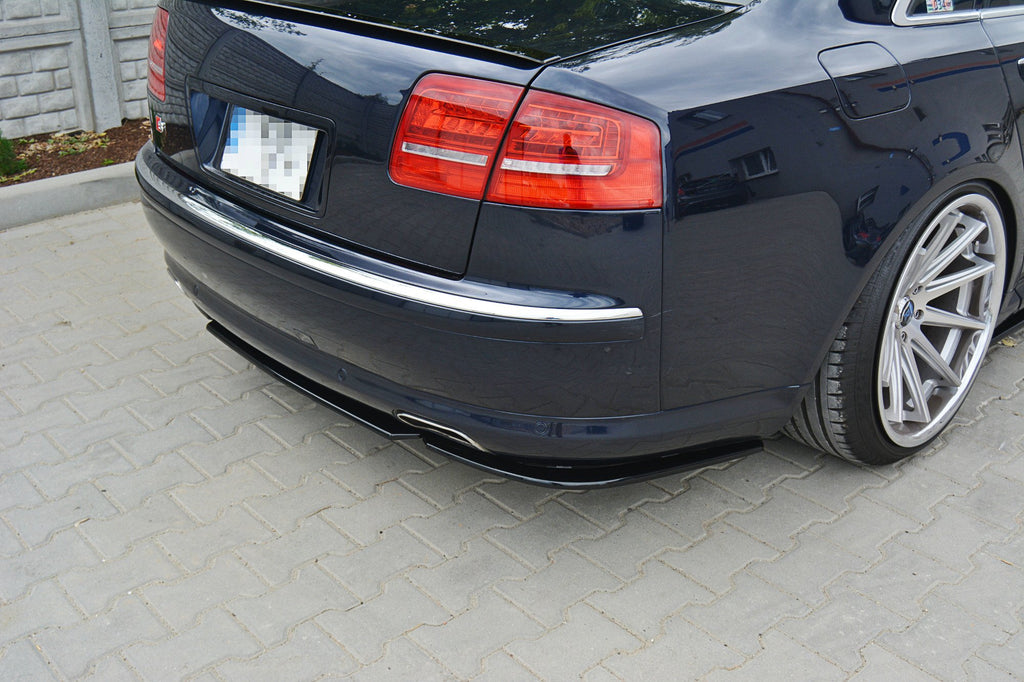 Maxton Design Heckansatz Audi A8 W12 D3 schwarz Hochglanz für Audi A8