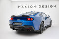 Maxton Design Street Pro Heck Ansatz Flaps Diffusor + Flaps passend für Ford Mustang GT Mk7 schwarz Hochglanz