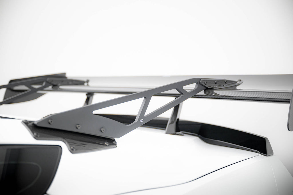 Maxton Design Carbon Spoiler With Upper Swan Mounting Chevrolet Corvette Stingray / Grand Sport C7 für Chevrolet Corvette C7