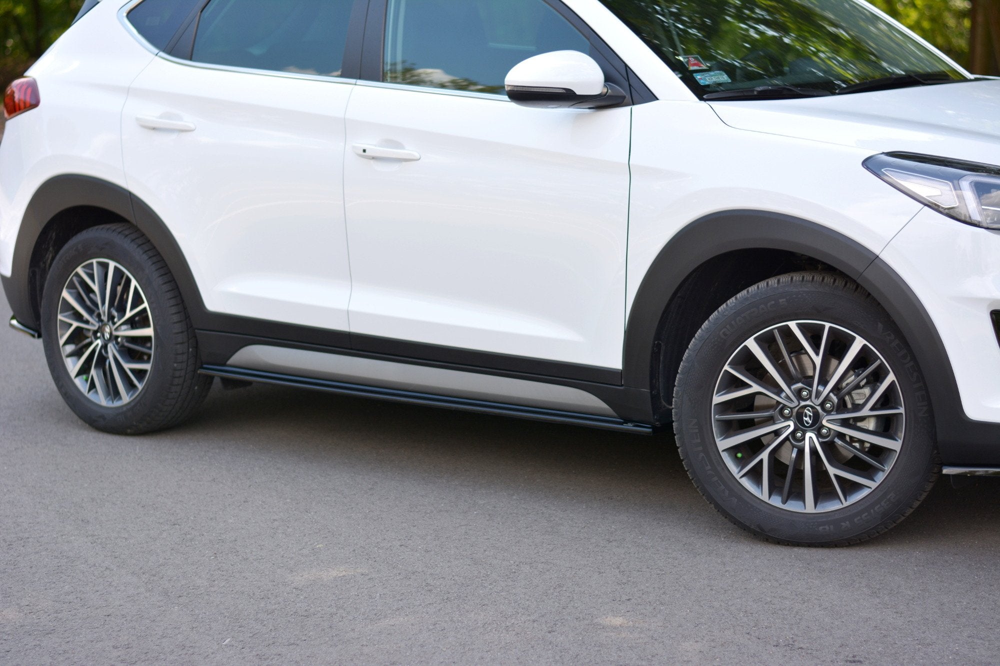 Maxton Design Street+ Seitenschweller Leisten passend für Hyundai Tucson Mk3 Facelift schwarz Hochglanz