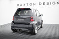 Maxton Design Street+ Mittlerer Diffusor RACE passend für Brabus Smart Fortwo C451 Facelift schwarz Hochglanz