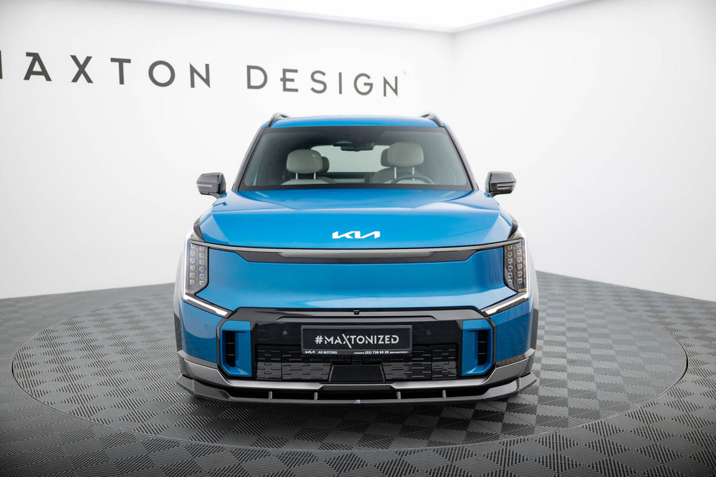 Maxton Design Street+ Spoilerlippe Front Ansatz passend für Kia EV9 GT-Line Mk1 schwarz Hochglanz