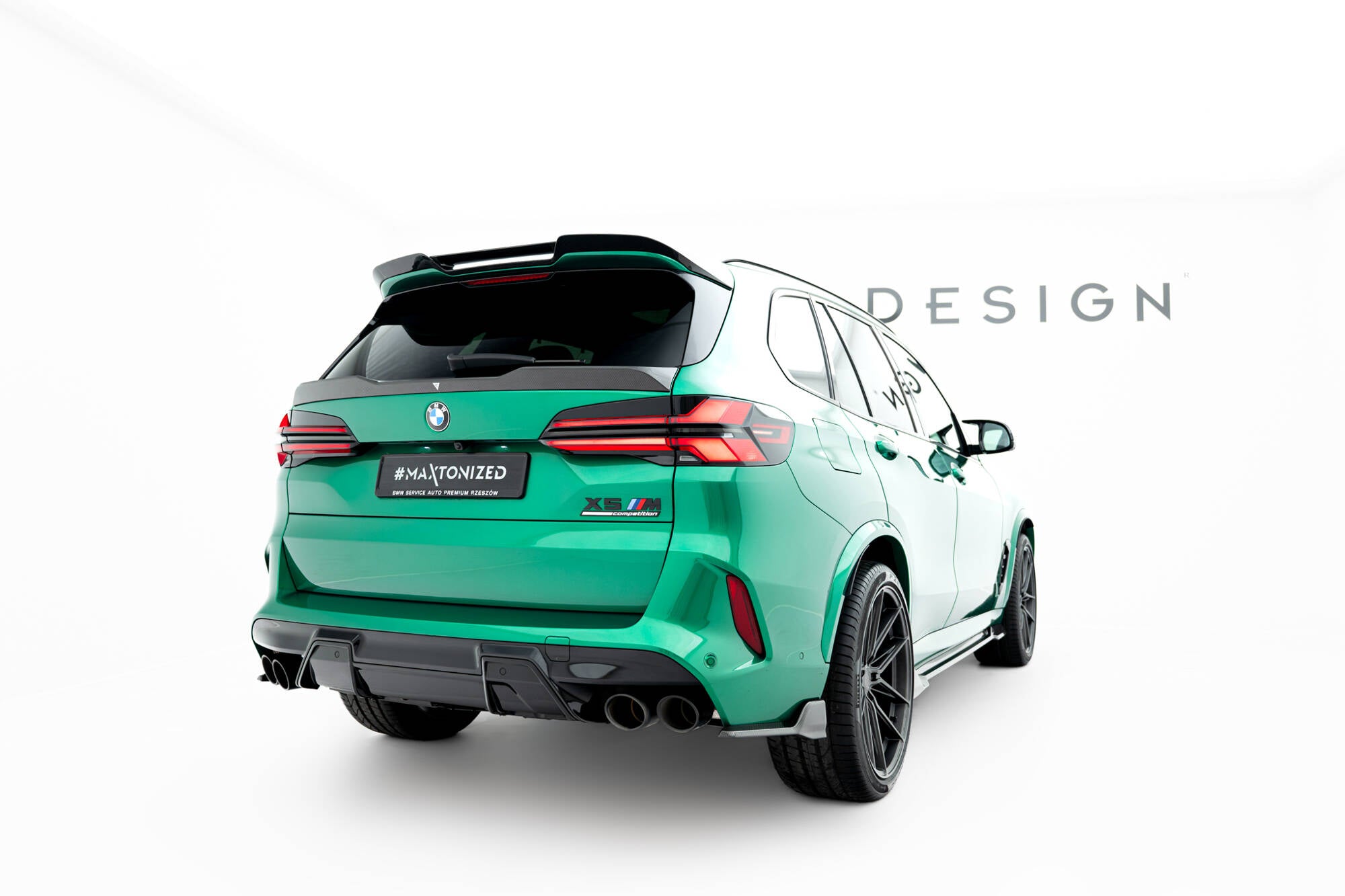 Maxton Design Prepreg Carbon Fiber Tailgate Spoiler (Upper) BMW X5 M F95 Facelift für BMW X5 M F95 Facelift