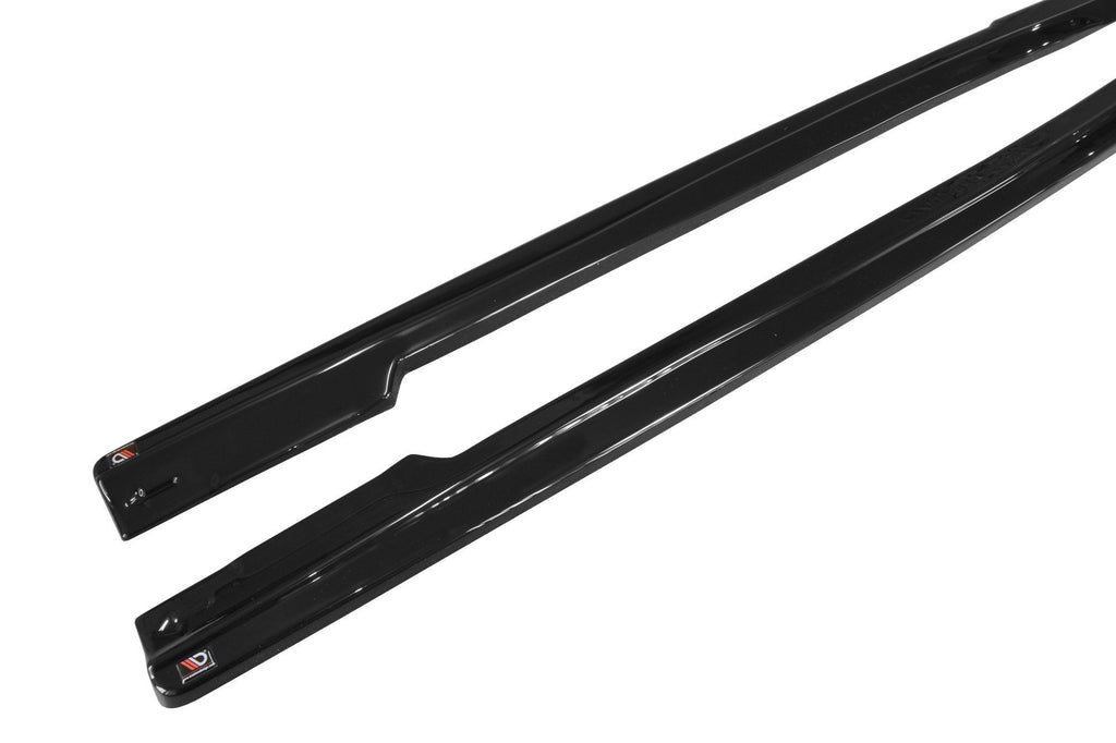 Maxton Design Street+ Seitenschweller Leisten passend für Renault Clio RS Mk4 schwarz Hochglanz