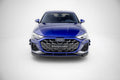 Maxton Design Street+ Spoilerlippe Front Ansatz V.1 passend für Audi A3 S-Line Limousine / S3 Limousine 8Y Facelift schwarz Hochglanz