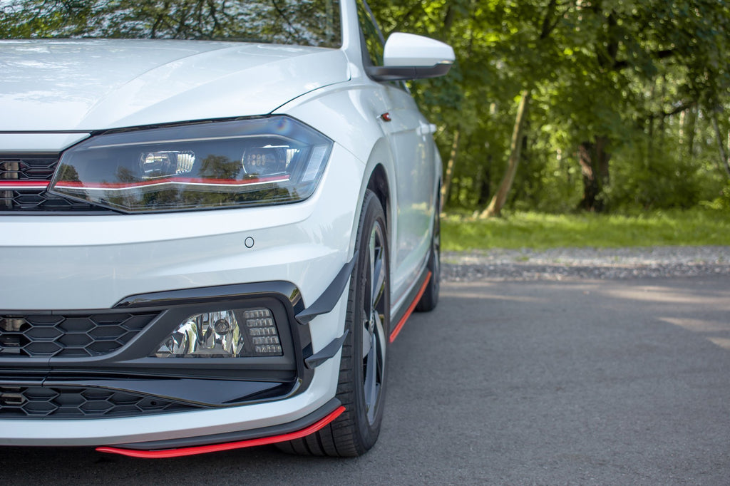 Maxton Design Front Ansatz für Seite VW Polo GTI / R-line Mk6