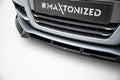 Maxton Design Street+ Spoilerlippe Front Ansatz V.3 passend für Audi TT S / TT S-Line 8J Facelift schwarz Hochglanz