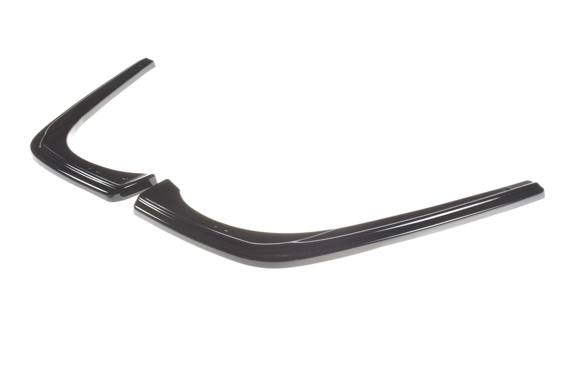 Maxton Design Heck Ansatz Flaps Diffusor passend für VW GOLF 7 VARIANT FACELIFT STANDARD schwarz Hochglanz