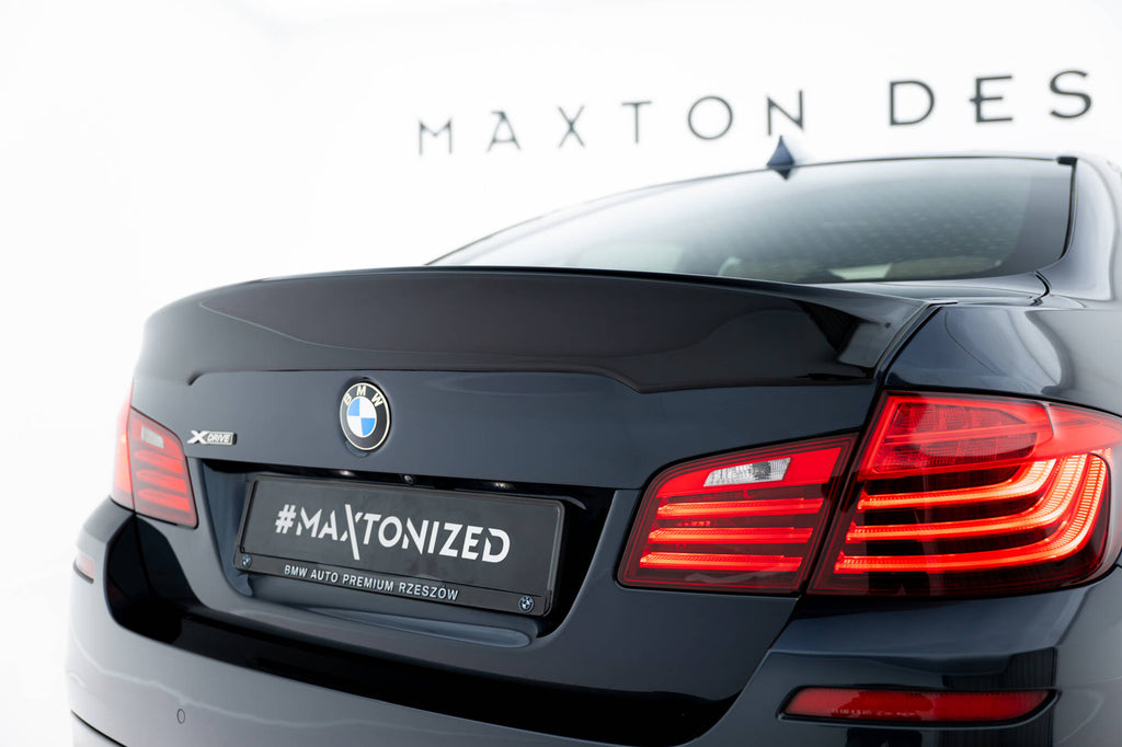 Maxton Design Heckspoiler BMW 5er Limousine F10 / F10 Facelift schwarz Hochglanz für BMW 5er F10- F11