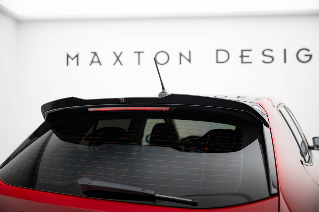 Maxton Design Spoiler CAP passend für Skoda Fabia Mk4 schwarz Hochglanz