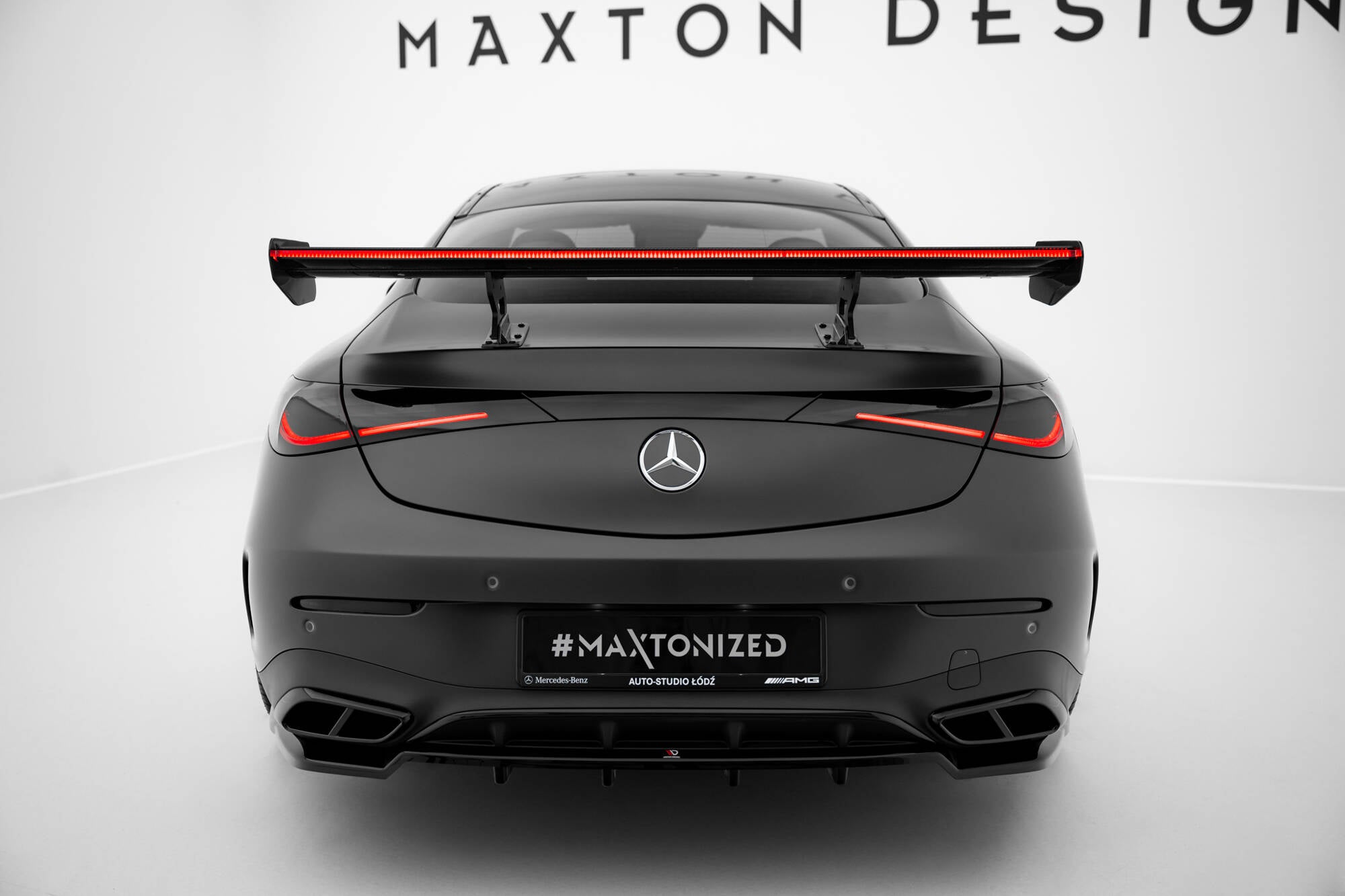 Maxton Design Carbon Spoiler V.1 + LED Mercedes-AMG CLE 53 C236 für Mercedes-Benz CLE C236