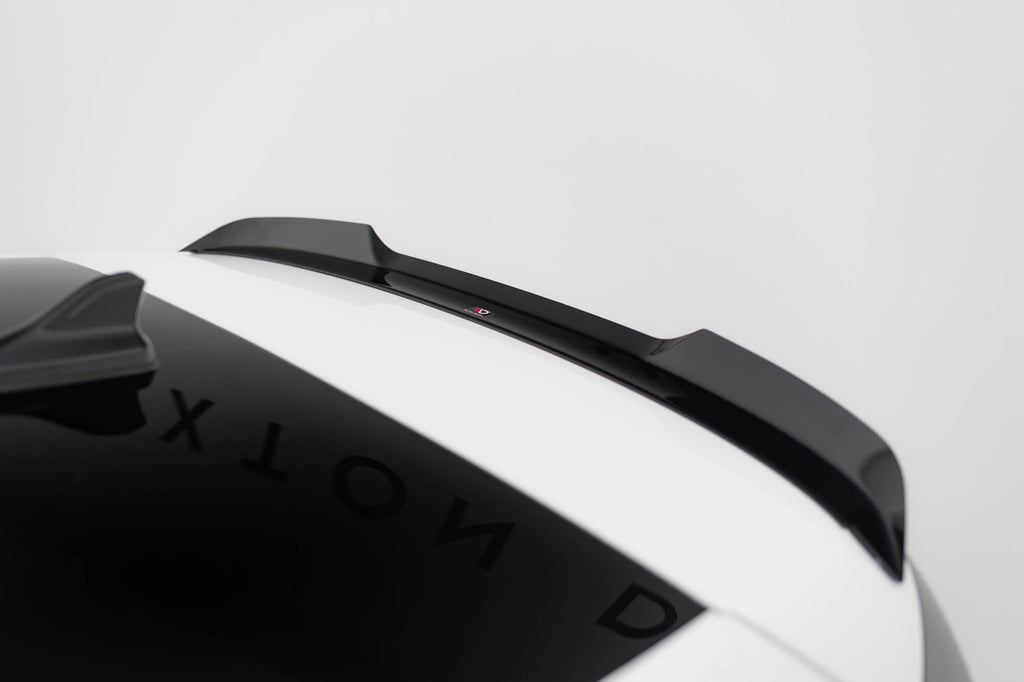 Maxton Design Spoiler CAP V.2 passend für VW Golf GTI / GTE / GTD / R-Line / R Mk8 schwarz Hochglanz