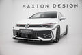 Maxton Design Verlängerung motorhaube VW Golf Mk8 schwarz Hochglanz für Volkswagen Golf Mk8
