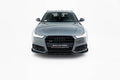 Maxton Design Street+ Spoilerlippe Front Ansatz V.3 passend für Audi A6 / A6 C7 S-line/ S6 C7 Facelift schwarz Hochglanz