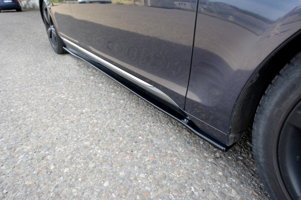 Maxton Design Street+ Seitenschweller Leisten passend für Lexus GS Mk3 schwarz Hochglanz