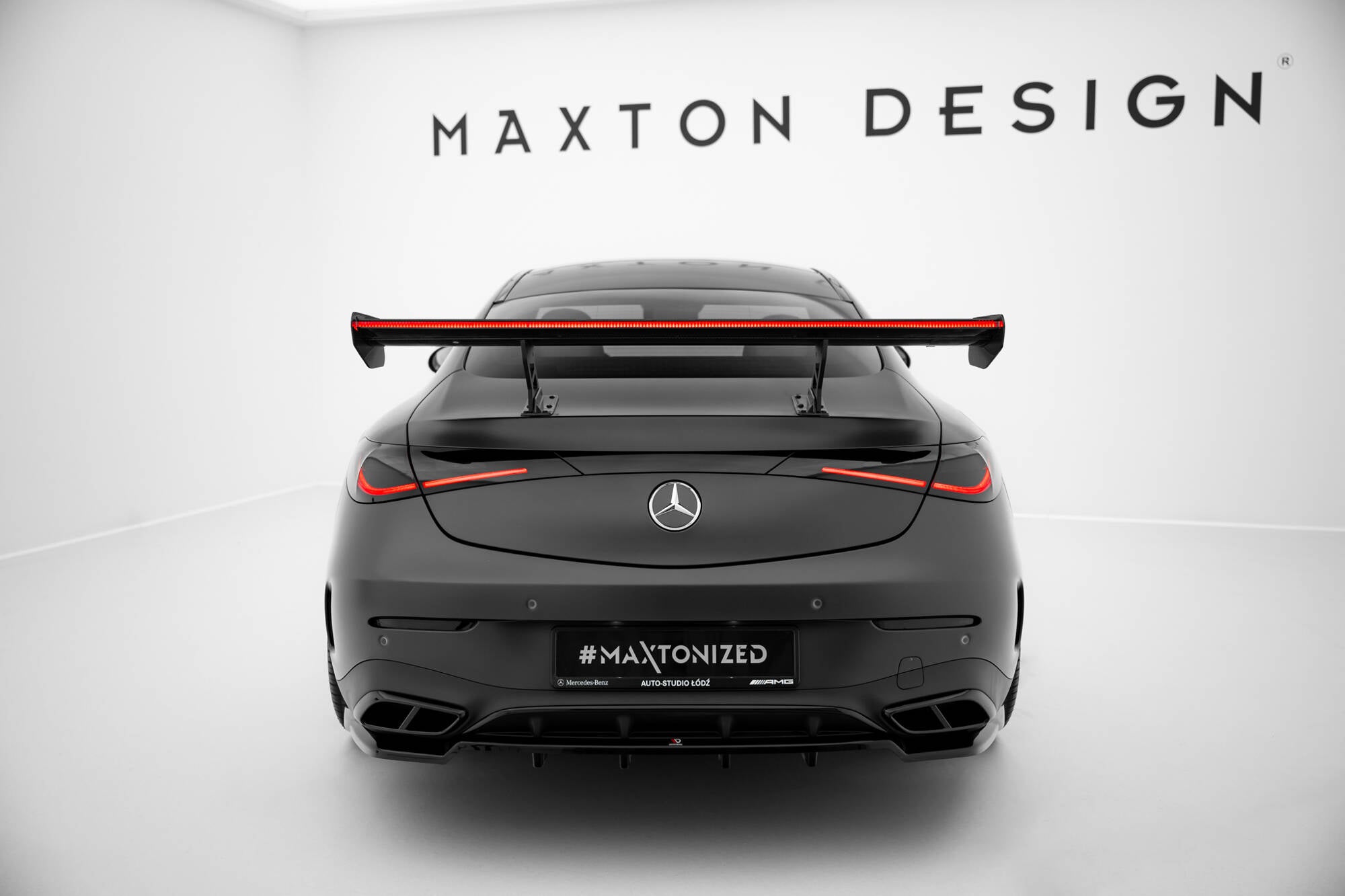 Maxton Design Carbon Spoiler V.2 + LED Mercedes-AMG CLE 53 C236 für Mercedes-Benz CLE C236