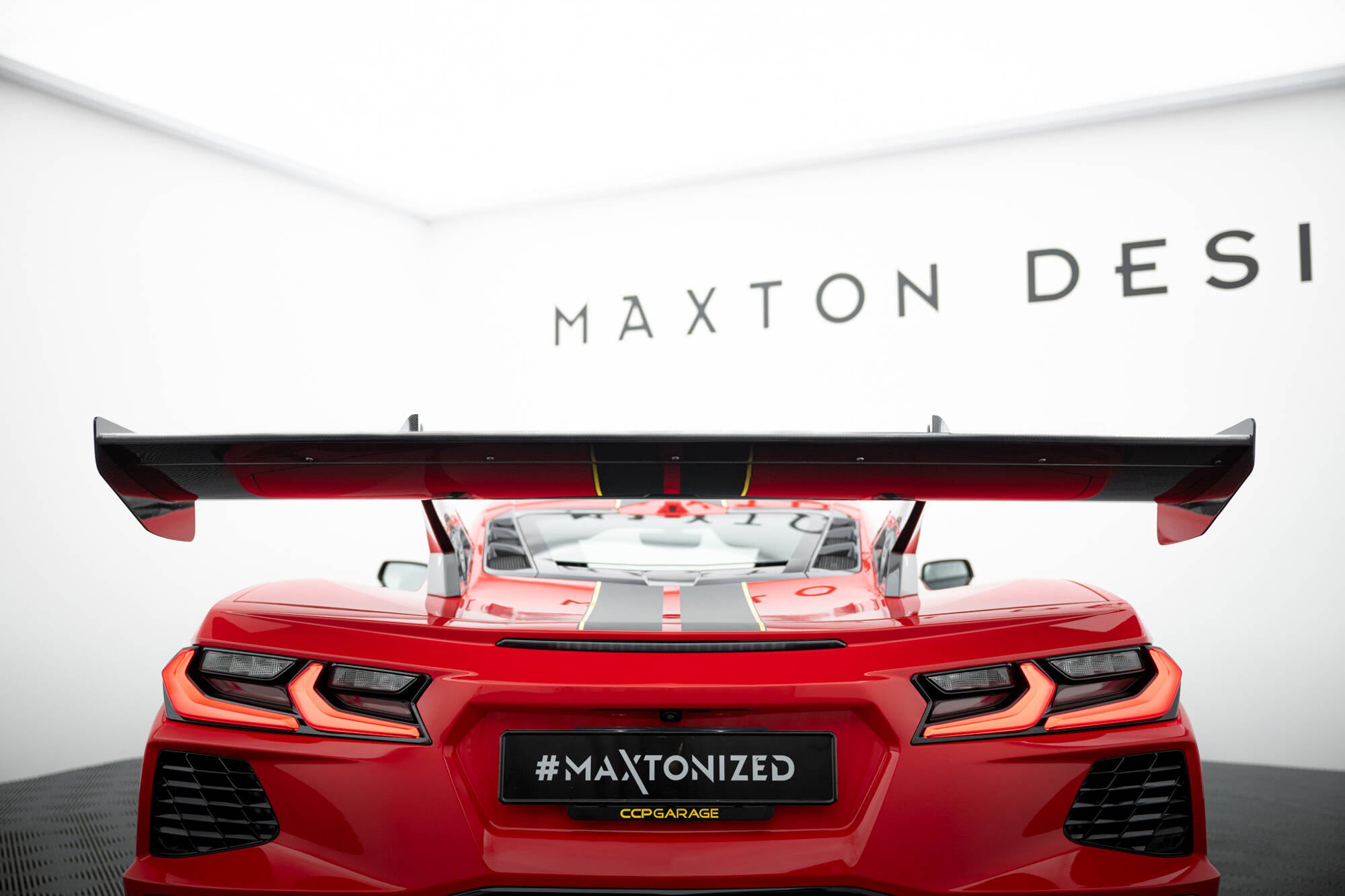 Maxton Design Carbon Spoiler Chevrolet Corvette C8 für Chevrolet Corvette C8