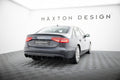 Maxton Design Diffusor Heck Ansatz passend für Audi A4 B8 Facelift (Einzelauspuff li. re.)