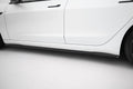 Maxton Design Street+ Seitenschweller Leisten V.2 passend für Tesla Model 3 Performance Mk1 Facelift schwarz Hochglanz