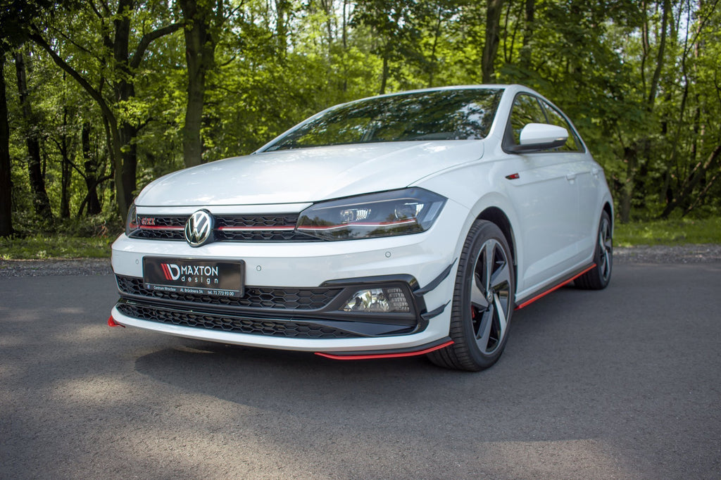 Maxton Design Front Ansatz für Seite VW Polo GTI / R-line Mk6