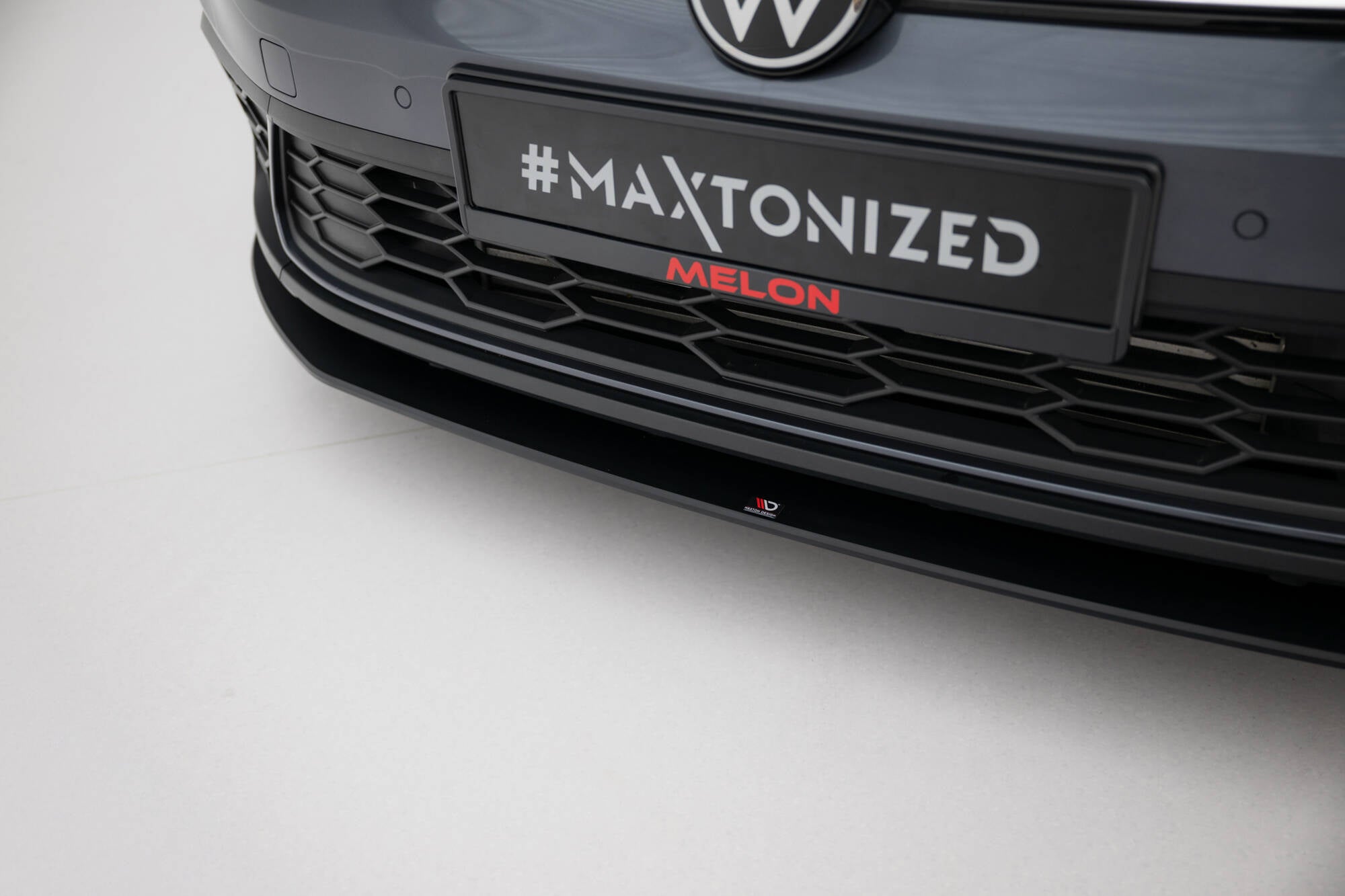 Maxton Design Street Pro Street+ Spoilerlippe Front Ansatz passend für VW Polo GTI Mk6 Facelift