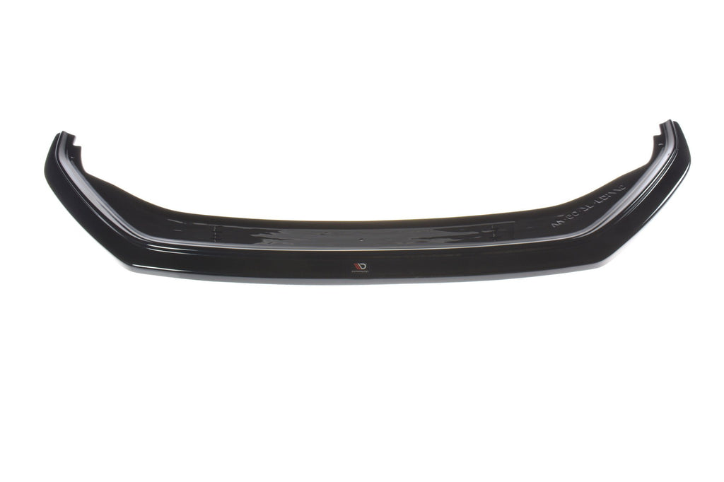 Maxton Design Street+ Spoilerlippe Front Ansatz passend für VW Touareg R-Line Mk3 Facelift schwarz Hochglanz