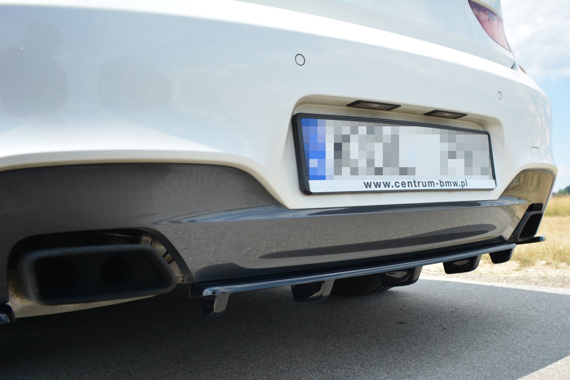 Maxton Design Heckansatz BMW 6er Gran Coupé M Paket DTM LOOK schwarz Hochglanz für BMW 6er F06- F12- F13