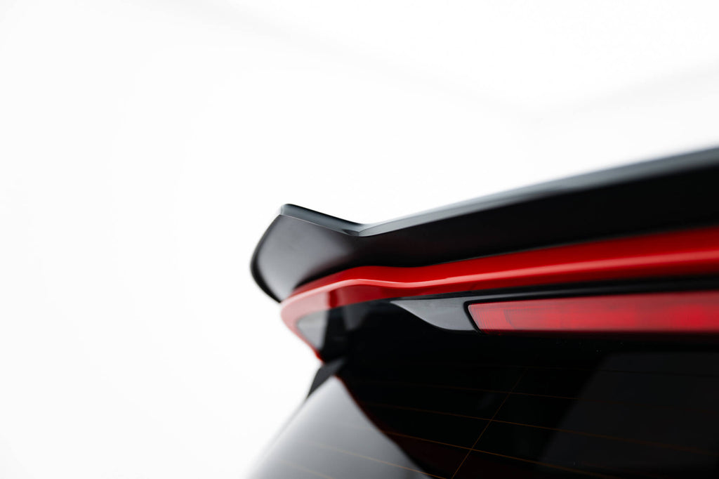 Maxton Design Spoiler CAP V.1 passend für Ford Fiesta Mk8 ST / ST-Line schwarz Hochglanz