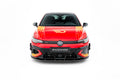 Maxton Design Street+ Spoilerlippe Front Ansatz V.2 passend für VW Golf GTI Clubsport Mk8 Facelift schwarz Hochglanz