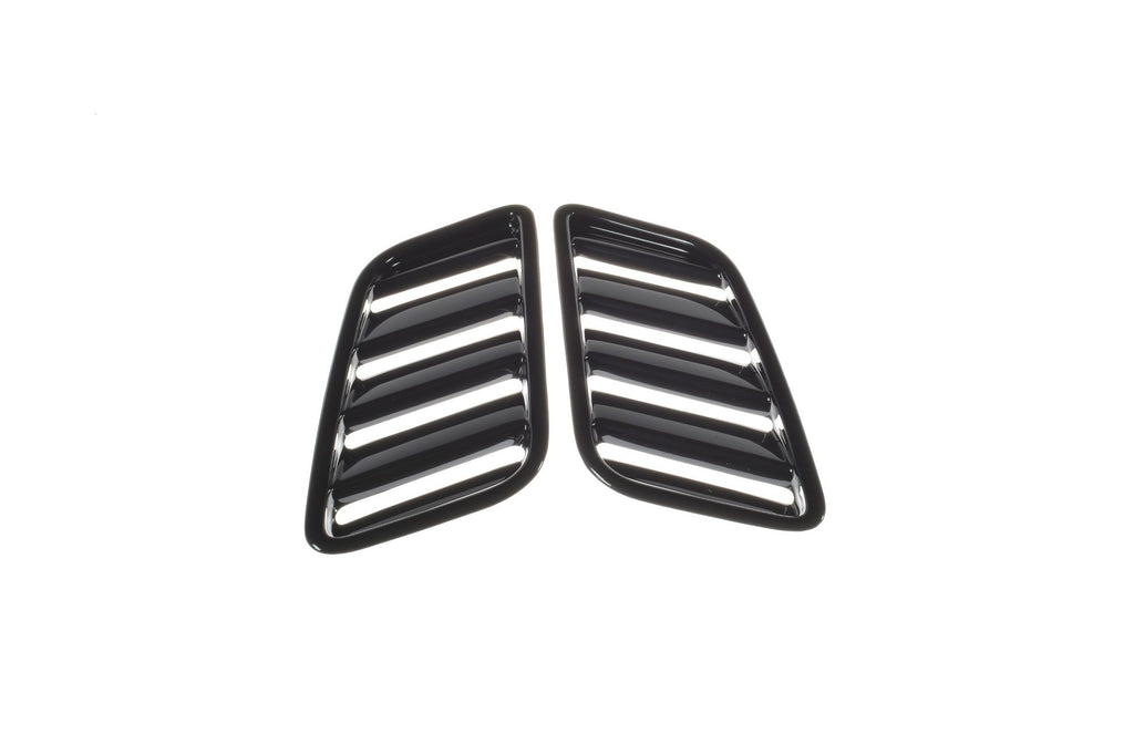 Maxton Design Motorhauben Luftschlitze Ford Focus ST-Line / ST Mk4 (Groß) schwarz Hochglanz für Ford Focus St-Line