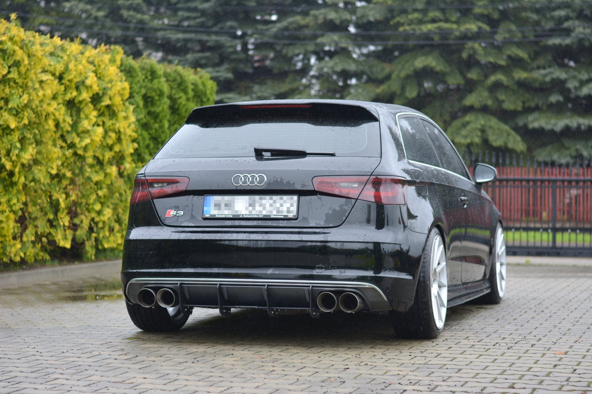 Maxton Design Heckschürze passend für Audi S3 8V Hatchback / Sportback