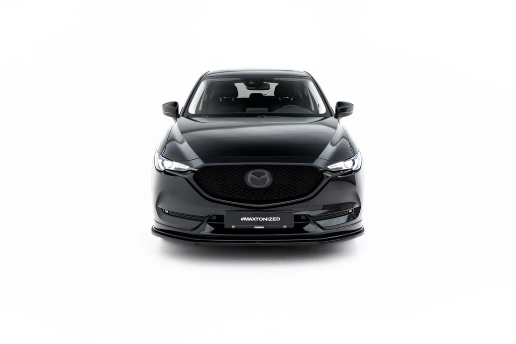 Maxton Design Frontspoiler für Mazda CX-5 Mk2 Facelift [2021-2025] | Schwarz Hochglanz | ABS-Kunststoff