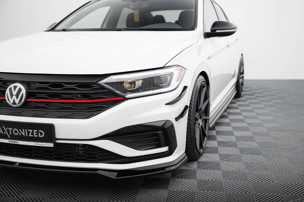 Maxton Design Stoßstangen Flaps Wings vorne Canards passend für VW Jetta GLI Mk7