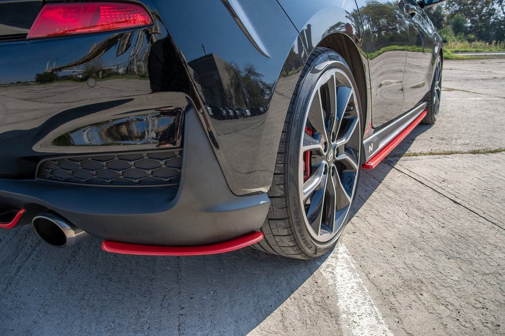 Maxton Design Heck Ansatz Flaps Diffusor V.2 passend für Hyundai I30 N Mk3 Hatchback