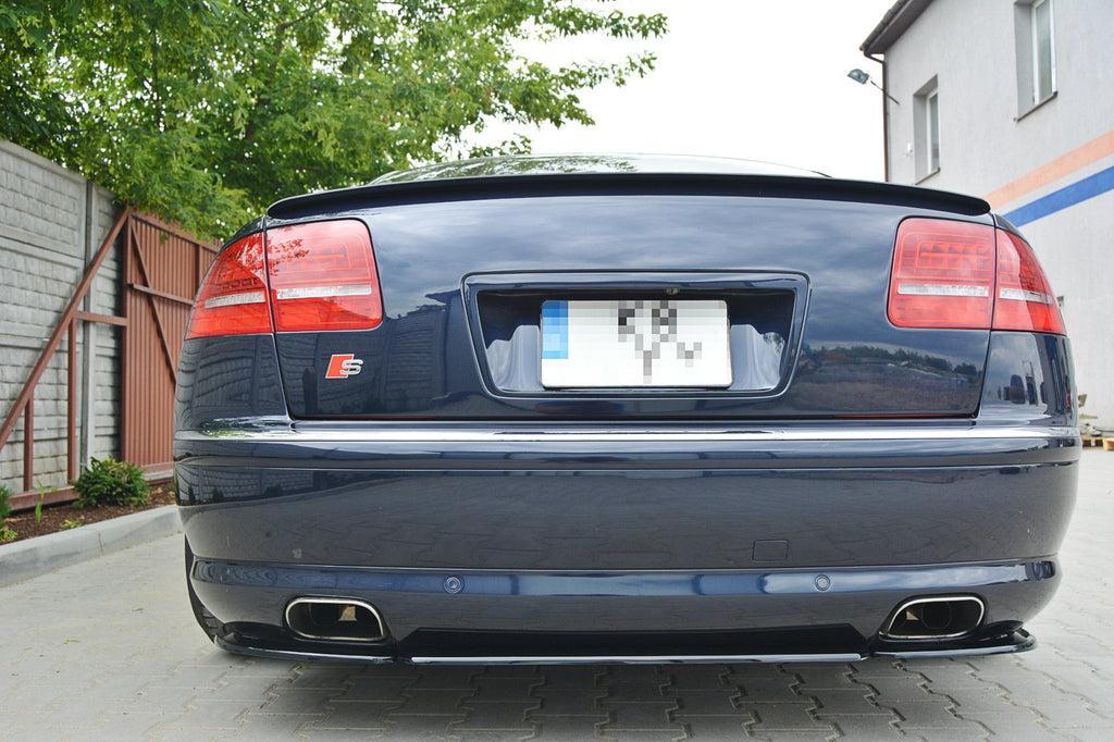 Maxton Design Heckansatz Audi A8 W12 D3 schwarz Hochglanz für Audi A8
