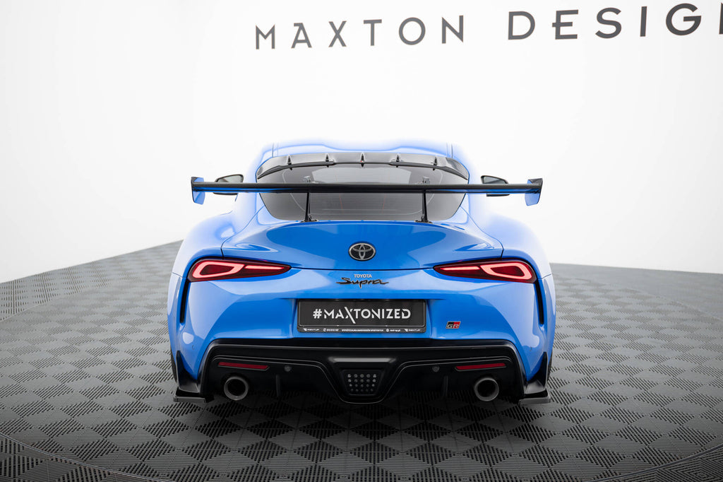 Maxton Design Carbon Spoiler With Upper Swan Mounting Toyota Supra Mk5 für Toyota Supra Mk5