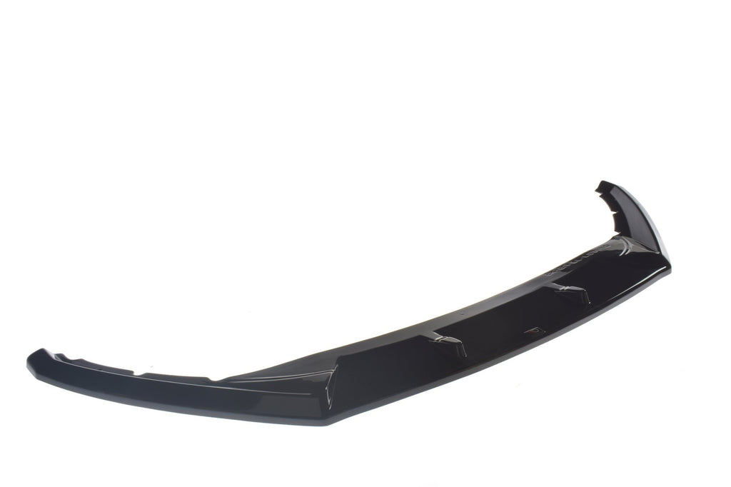 Maxton Design Street+ Spoilerlippe Front Ansatz V.2 passend für Skoda Superb Liftback / Combi Mk3 Facelift schwarz Hochglanz