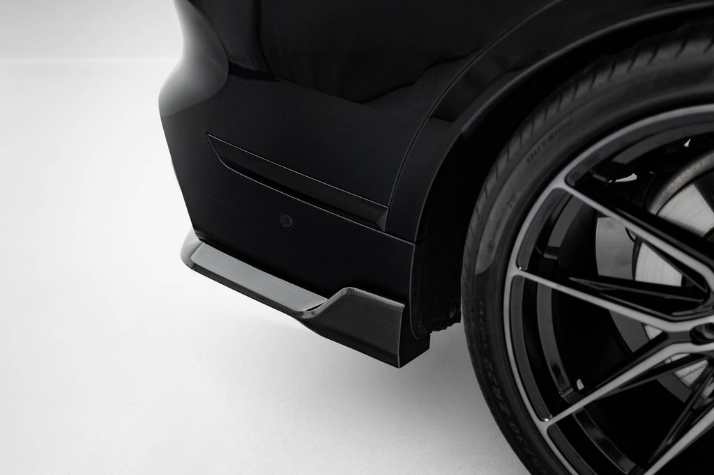 Maxton Design Prepreg Carbon Fiber Diffusor Heck Ansatz passend für BMW X7 M-Paket G07 Facelift (version mitout towbar)
