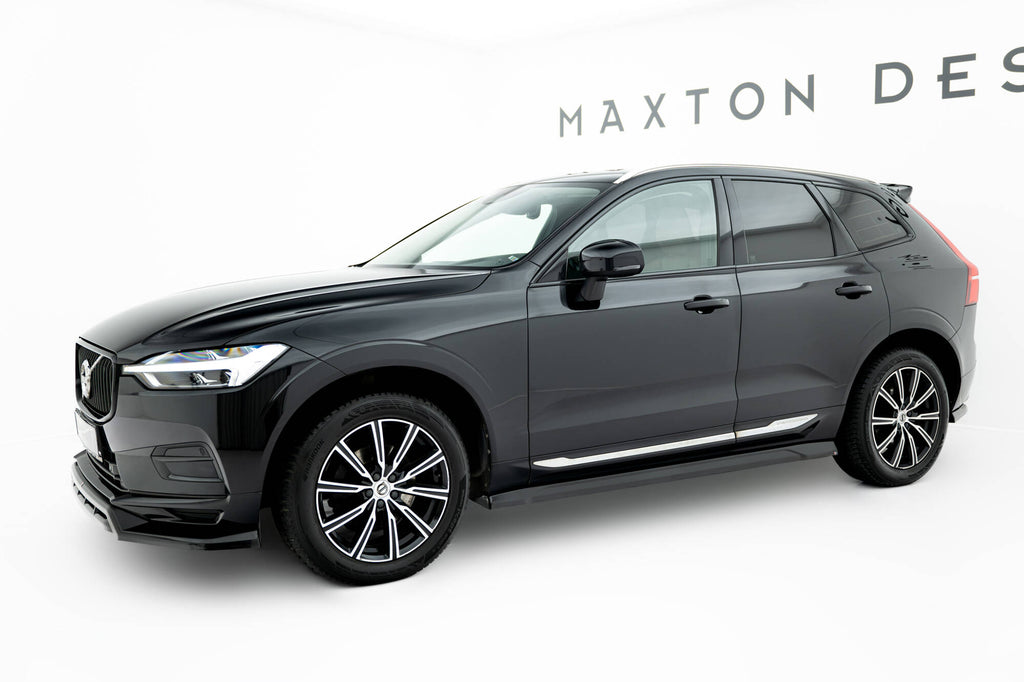 Maxton Design Street+ Seitenschweller Leisten passend für Volvo XC60 Mk2 schwarz Hochglanz
