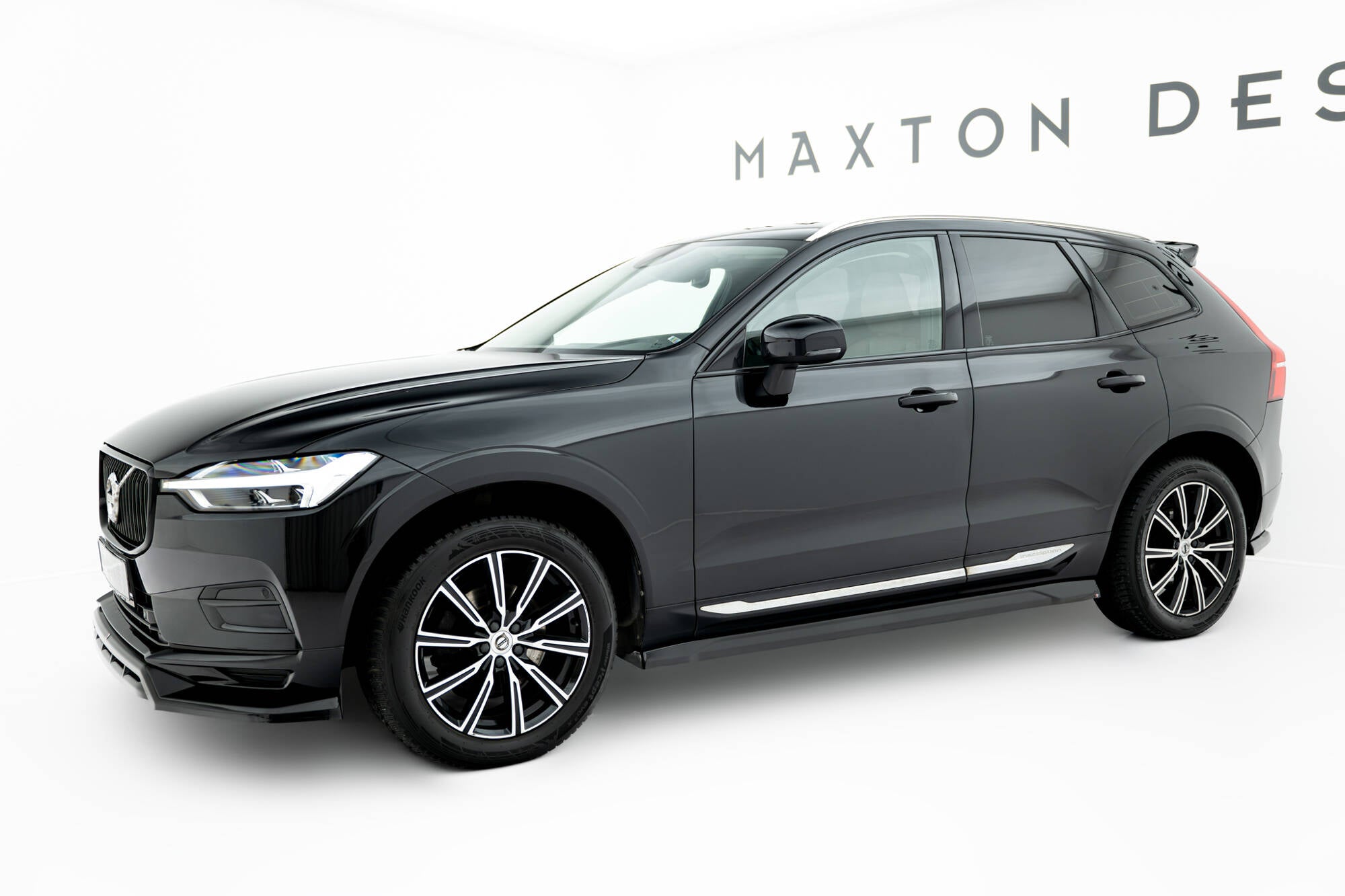 Maxton Design Street+ Seitenschweller Leisten passend für Volvo XC60 Mk2 schwarz Hochglanz
